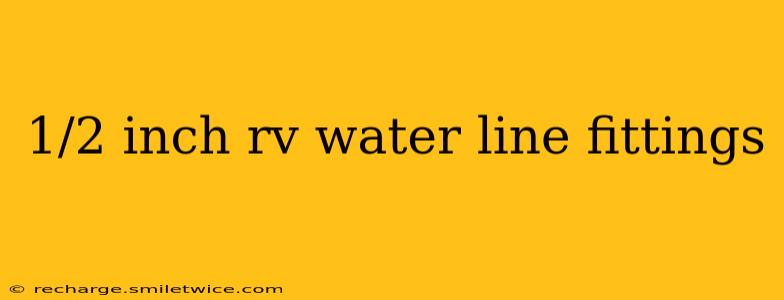 1/2 inch rv water line fittings