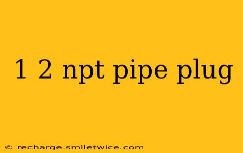 1 2 npt pipe plug