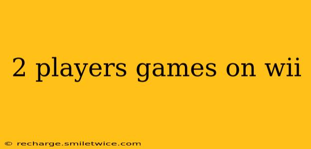 2 players games on wii