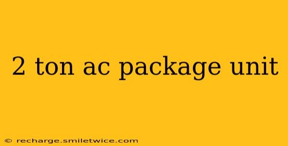 2 ton ac package unit