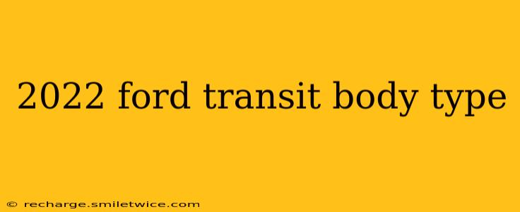 2022 ford transit body type