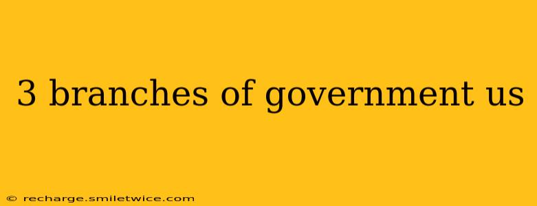 3 branches of government us