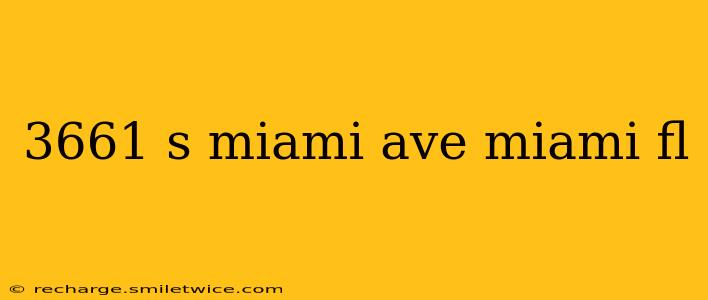 3661 s miami ave miami fl