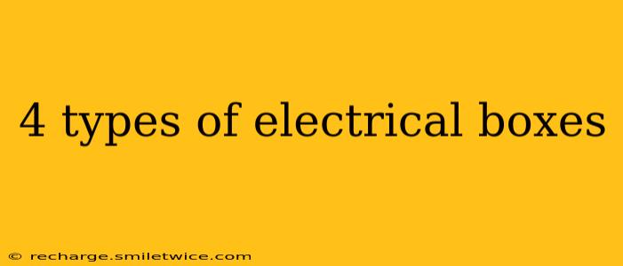 4 types of electrical boxes