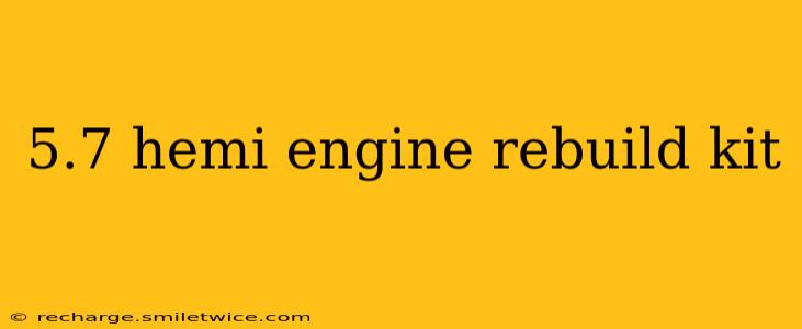 5.7 hemi engine rebuild kit