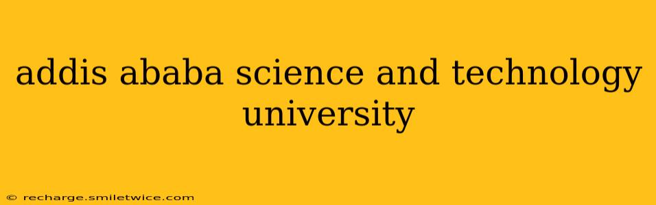 addis ababa science and technology university