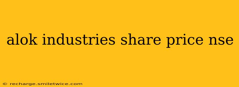 alok industries share price nse
