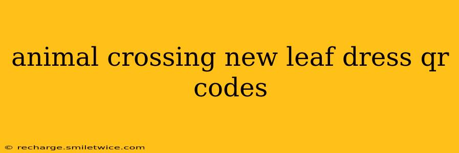 animal crossing new leaf dress qr codes