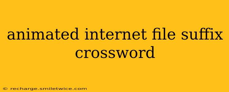 animated internet file suffix crossword