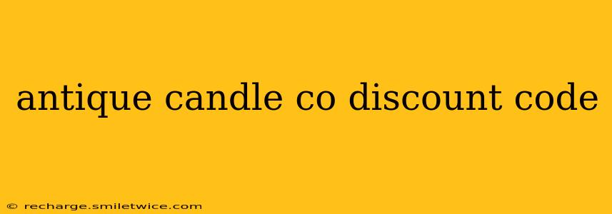 antique candle co discount code