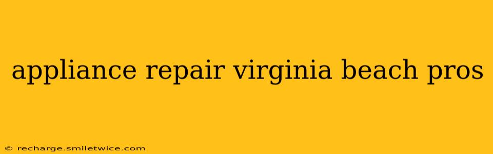 appliance repair virginia beach pros
