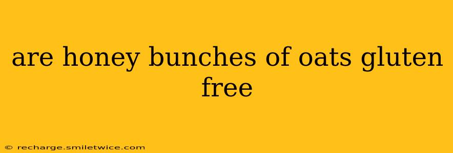 are honey bunches of oats gluten free