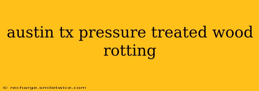 austin tx pressure treated wood rotting