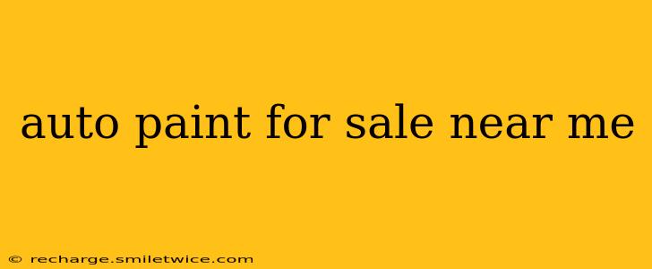 auto paint for sale near me