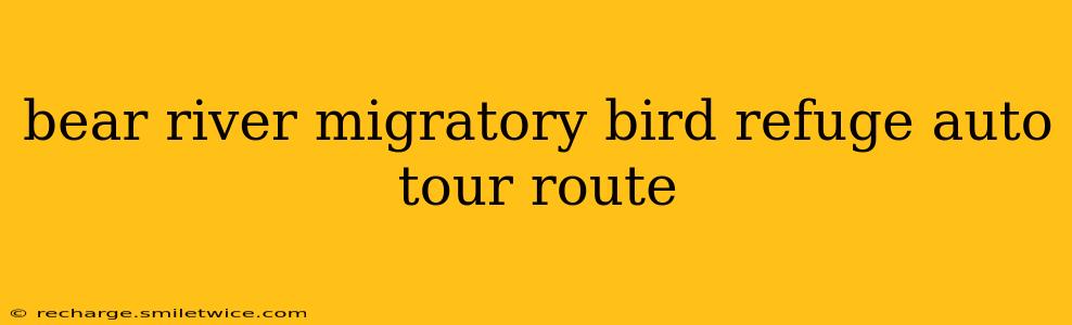 bear river migratory bird refuge auto tour route