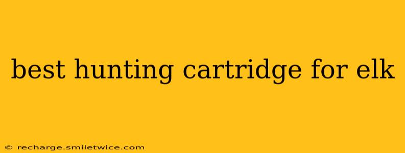 best hunting cartridge for elk