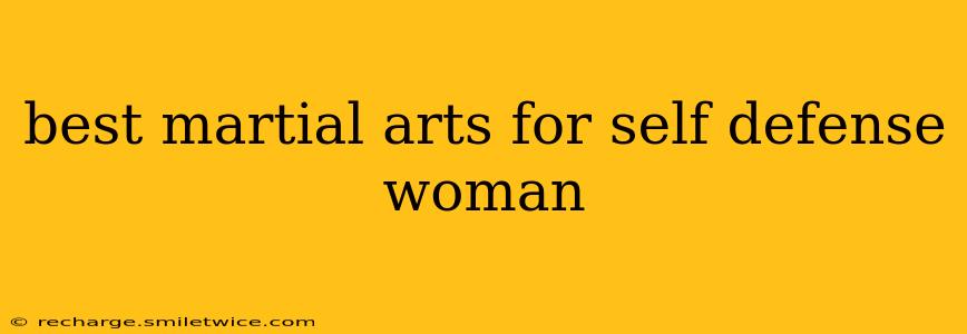 best martial arts for self defense woman
