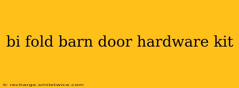 bi fold barn door hardware kit
