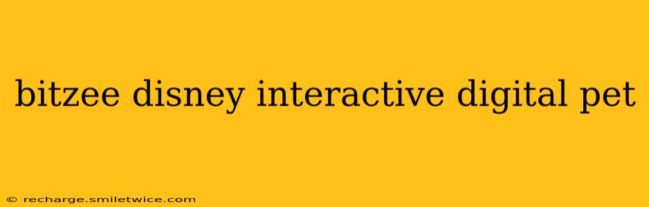 bitzee disney interactive digital pet