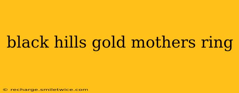 black hills gold mothers ring