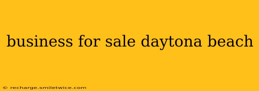 business for sale daytona beach