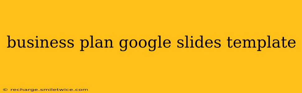 business plan google slides template