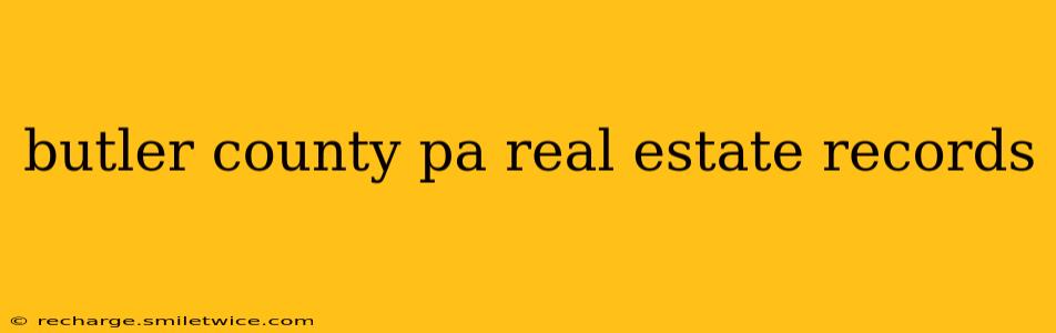 butler county pa real estate records