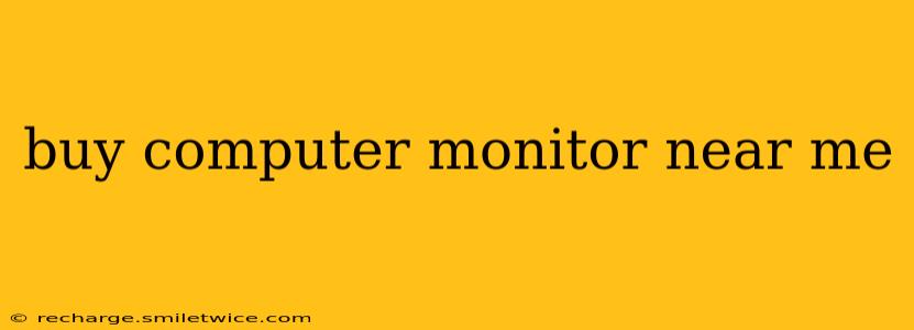 buy computer monitor near me