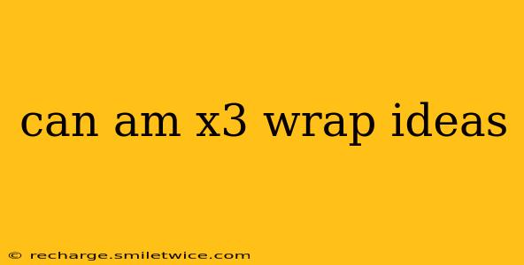can am x3 wrap ideas