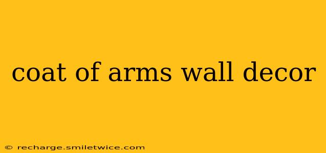 coat of arms wall decor