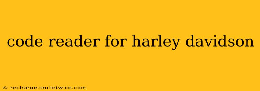 code reader for harley davidson