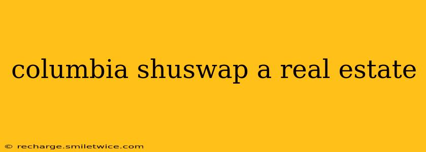 columbia shuswap a real estate
