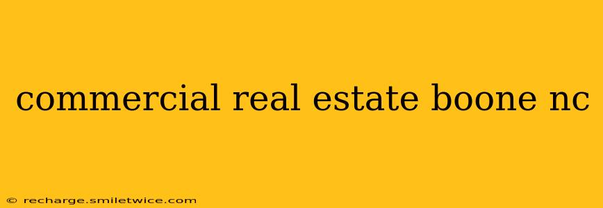 commercial real estate boone nc