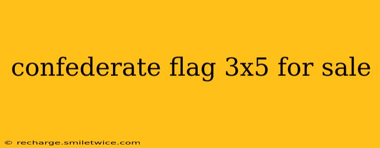 confederate flag 3x5 for sale