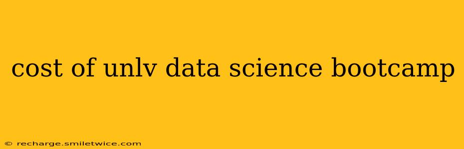 cost of unlv data science bootcamp