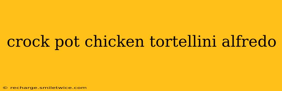 crock pot chicken tortellini alfredo
