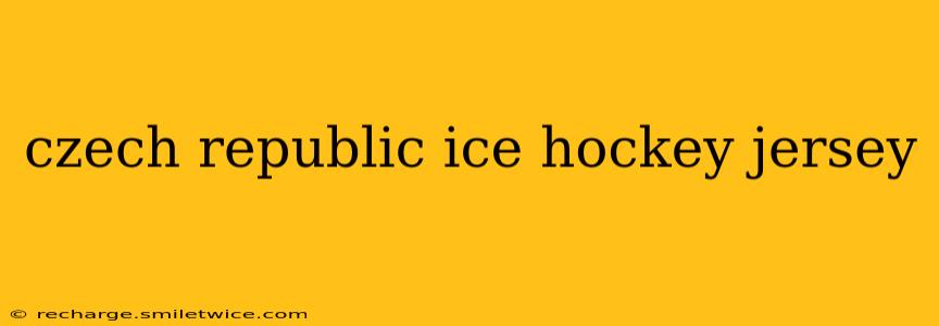 czech republic ice hockey jersey