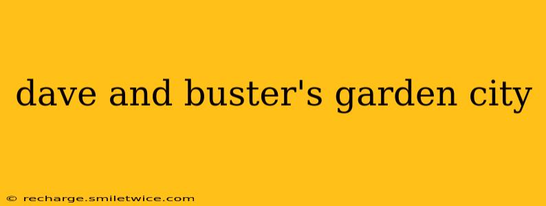 dave and buster's garden city