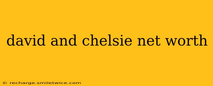 david and chelsie net worth