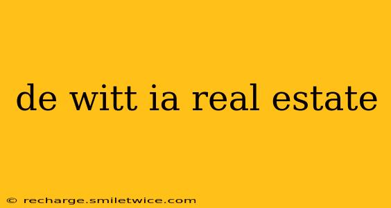 de witt ia real estate