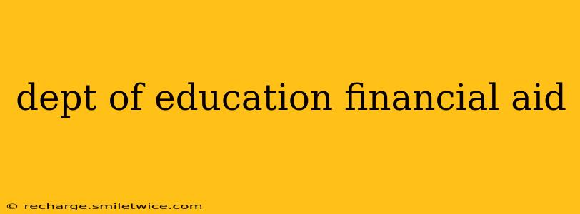 dept of education financial aid