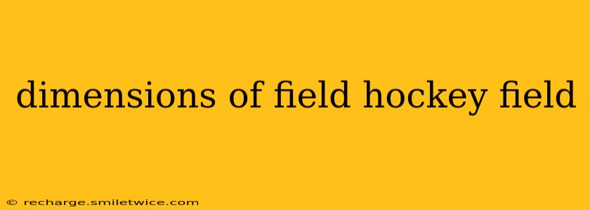 dimensions of field hockey field