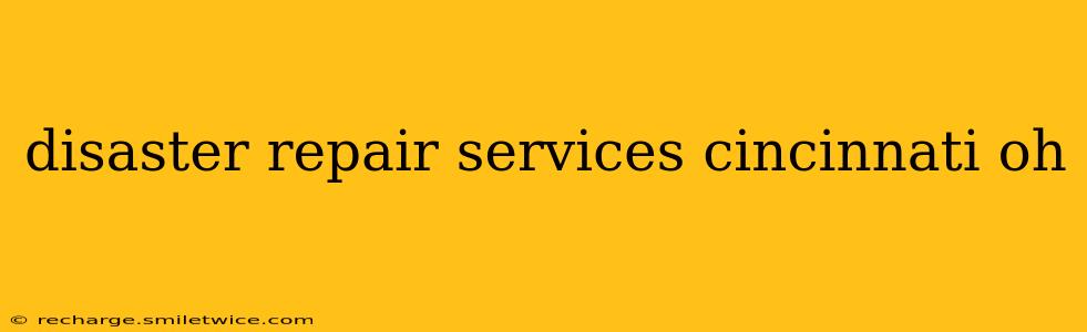 disaster repair services cincinnati oh