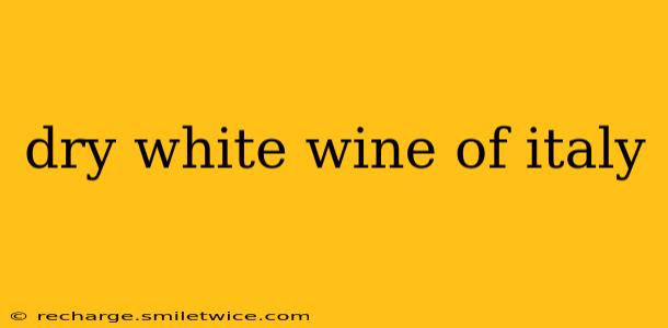 dry white wine of italy