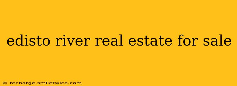 edisto river real estate for sale