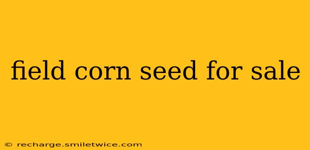 field corn seed for sale