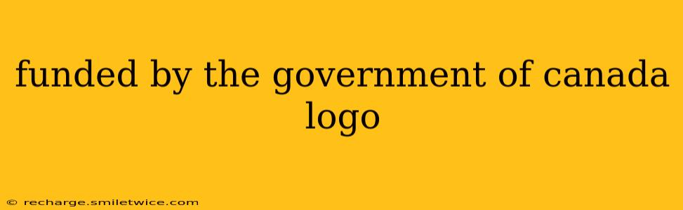 funded by the government of canada logo