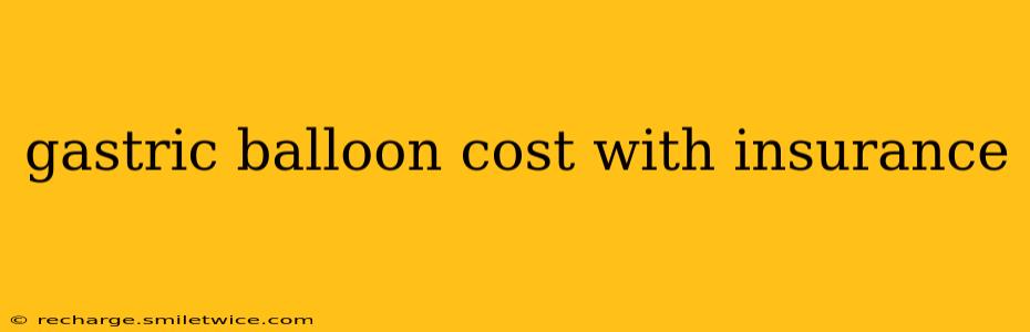 gastric balloon cost with insurance