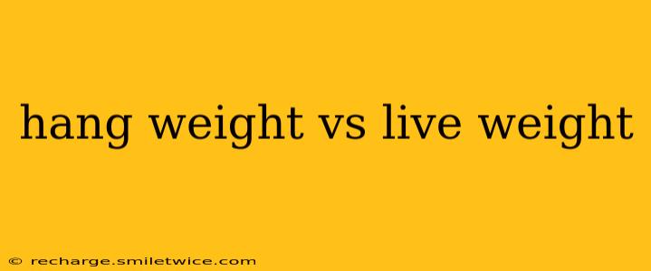 hang weight vs live weight