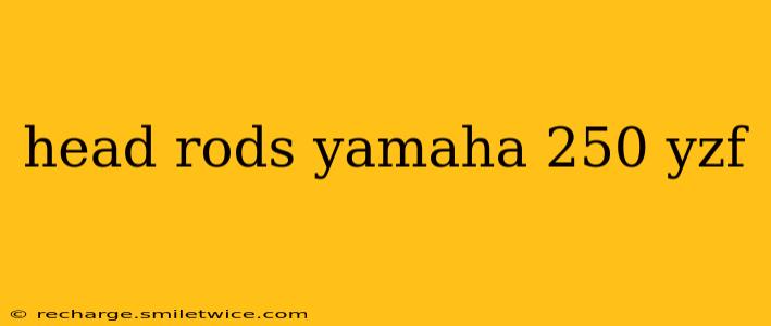 head rods yamaha 250 yzf